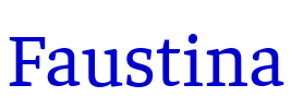 Faustina шрифт
