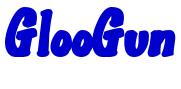 GlooGun шрифт