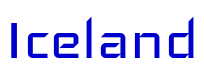 Iceland шрифт