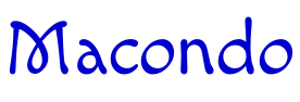 Macondo шрифт