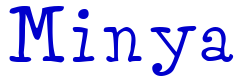 Minya шрифт