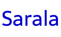 Sarala шрифт