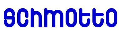 Schmotto шрифт