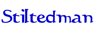 Stiltedman шрифт