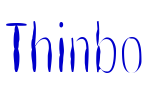 Thinbo шрифт