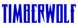 Timberwolf шрифт