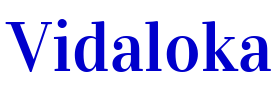 Vidaloka шрифт