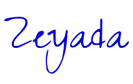 Zeyada шрифт